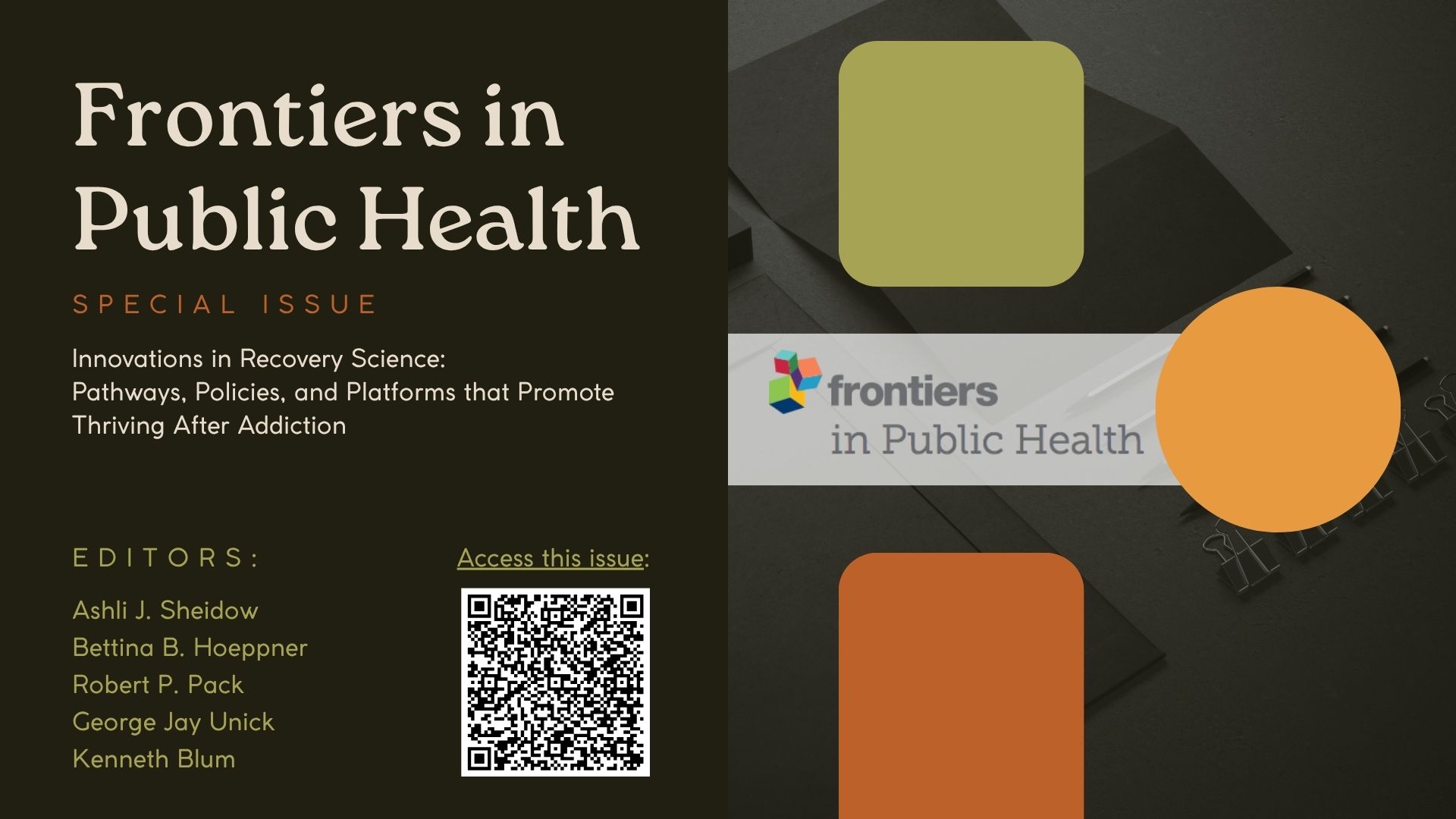 CoARS Showcase Frontiers in Public Health Special Issue